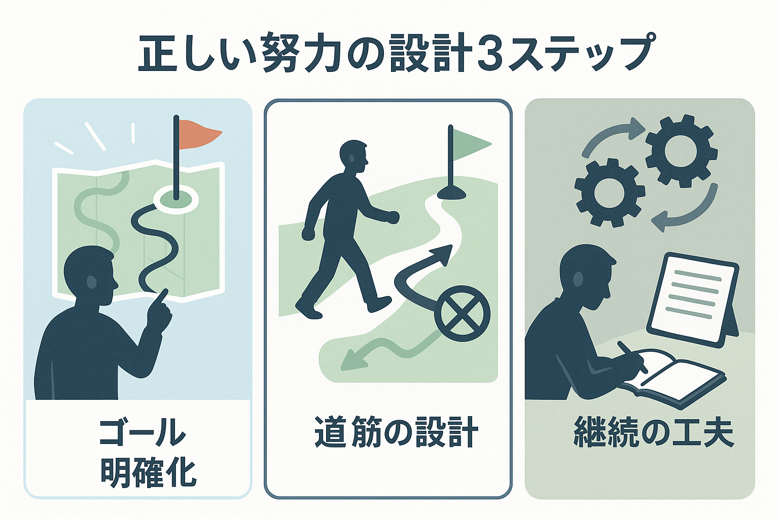 正しい努力の3要素