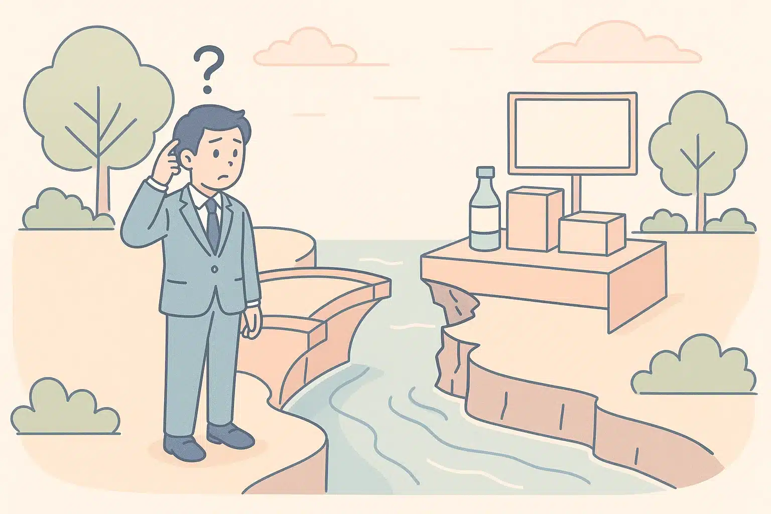 導線の分断イメージ